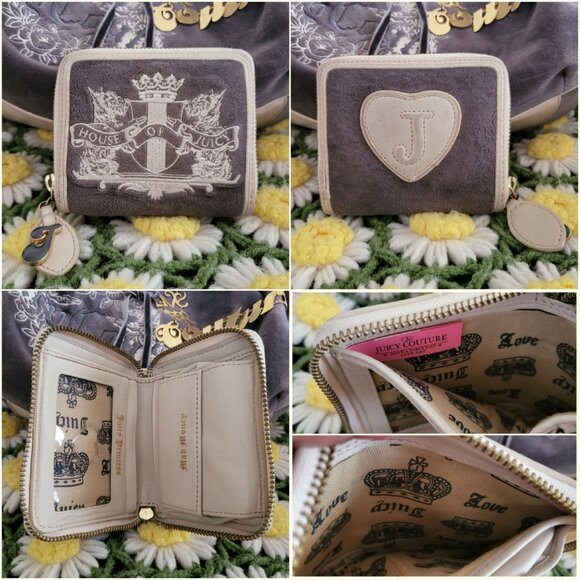 Juicy Couture "Live for Couture" Hobo Bag + Wallet - Picture 15 of 15